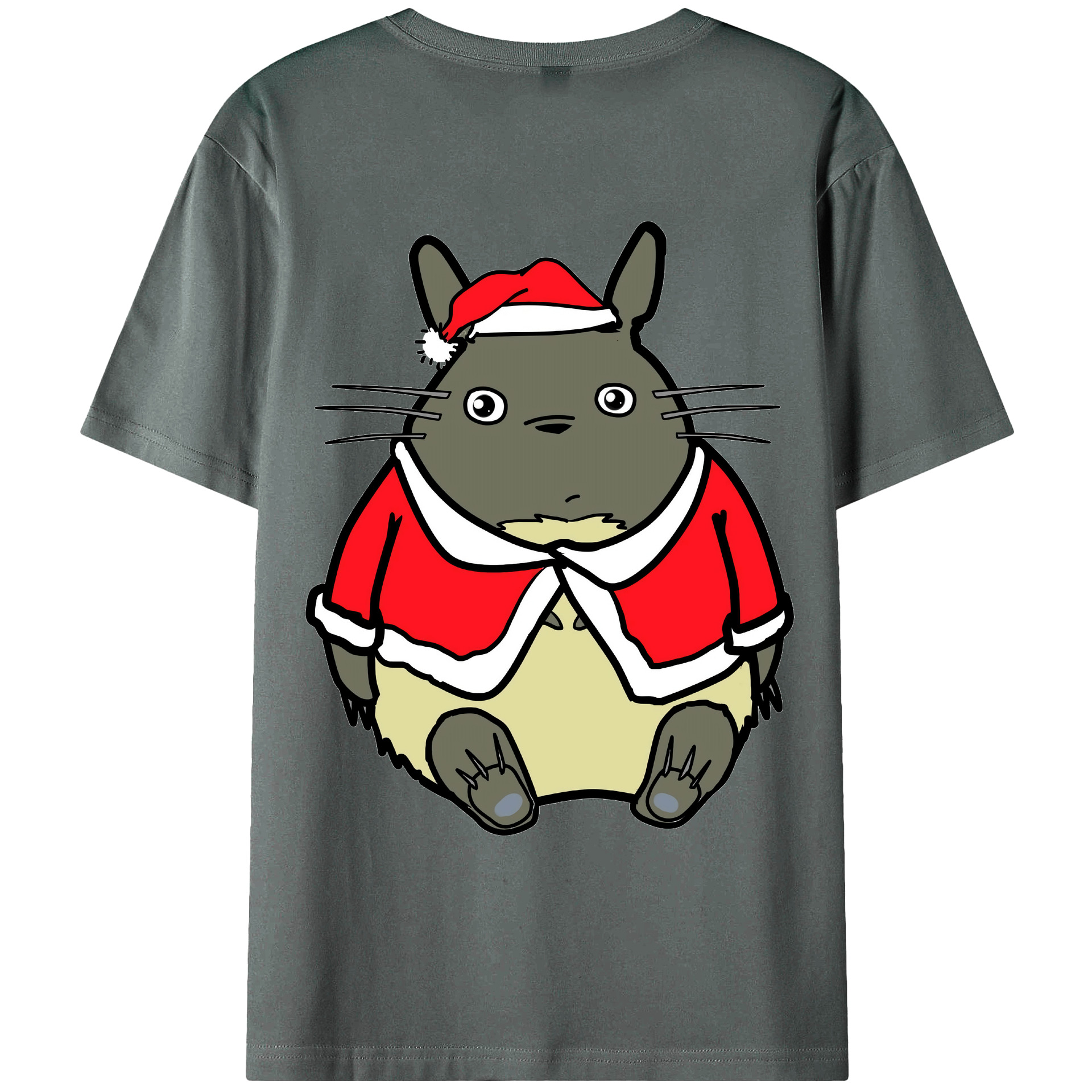 （画像用） となりのトトロ 草壁メイ 草壁サツキ My Neighbor Totoro Satsuki Kusakabe Mei Kusakabe 綿100％ メンズ半袖Tシャツ（バックプリント） 通気性